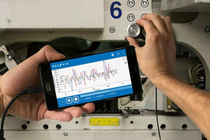 Micromega Hands free vibration monitoring equipment