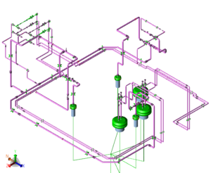 Pipework layout Piping design analysis